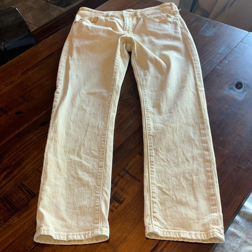 Pilcro Women's Slim Boyfriend Jeans - Washed Yellow